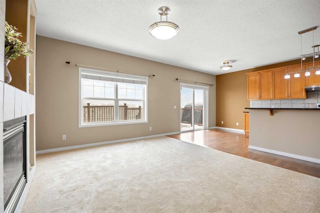 65 Panora Way Nw, Calgary, AB - Indoor With Fireplace