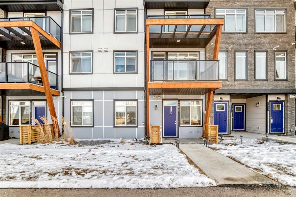 4697 Seton Drive Se, Calgary, AB - Outdoor With Facade