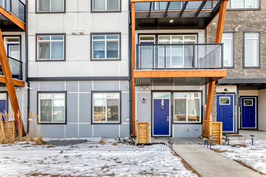 4697 Seton Drive Se, Calgary, AB - Outdoor With Facade