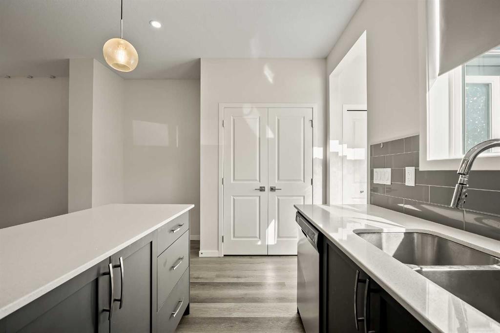 1224 Cornerstone Boulevard Ne, Calgary, AB - Indoor Photo Showing Kitchen With Double Sink