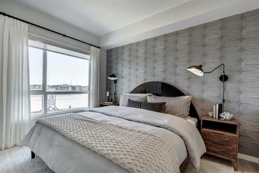 2111-20295 Seton Way Se, Calgary, AB - Indoor Photo Showing Bedroom