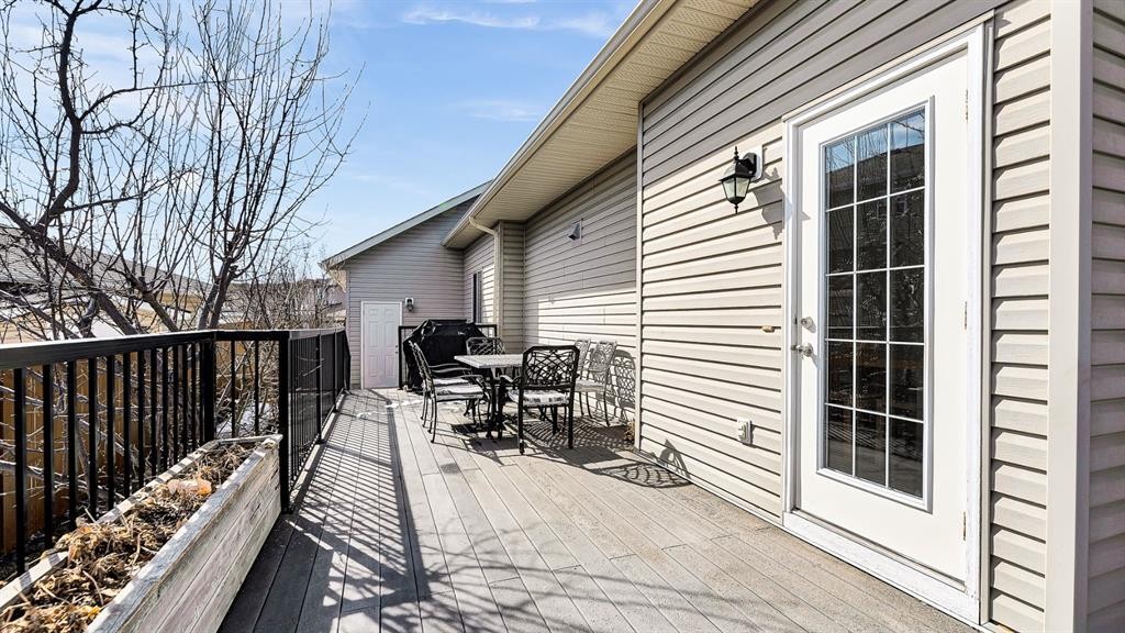 151 Hawkmere View, Chestermere, AB - Outdoor With Deck Patio Veranda With Exterior
