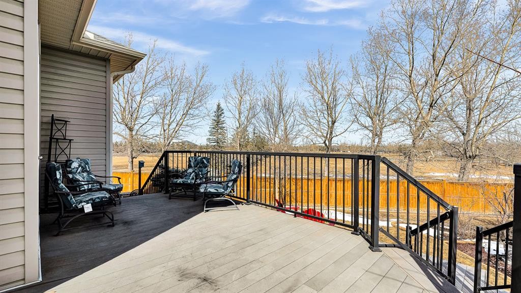 151 Hawkmere View, Chestermere, AB - Outdoor With Deck Patio Veranda With Exterior