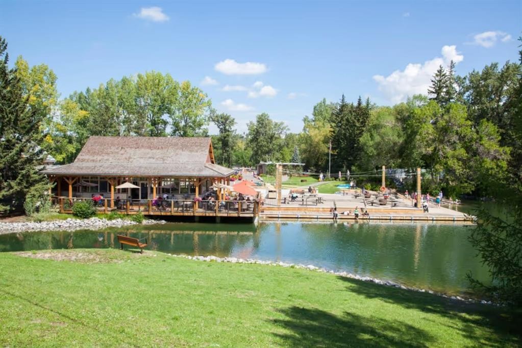 6428 33 Avenue Nw, Calgary, AB - Outdoor With Body Of Water With Deck Patio Veranda