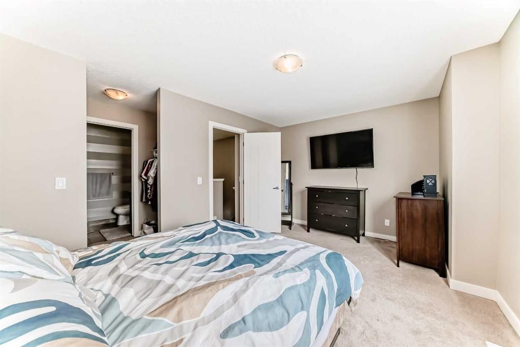 5 Redstone Circle Ne, Calgary, AB - Indoor Photo Showing Bedroom