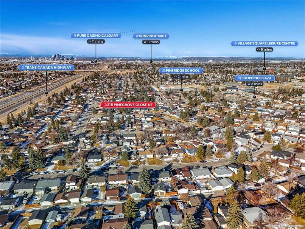 215 Pinegrove Close Ne, Calgary, AB - Outdoor With View