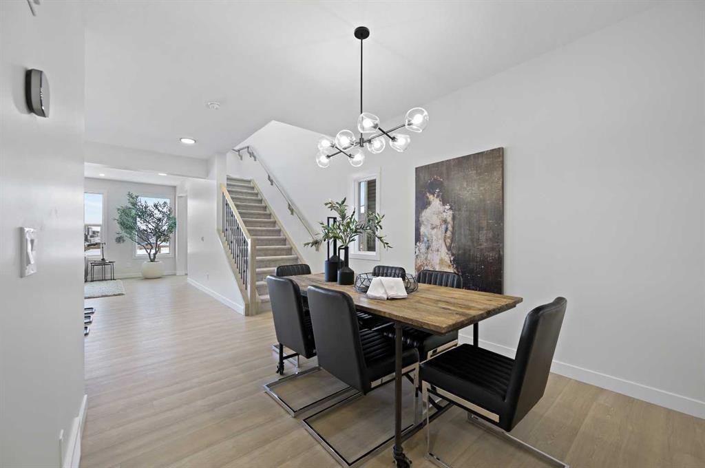 15 Fireside Common, Cochrane, AB - Indoor Photo Showing Dining Room