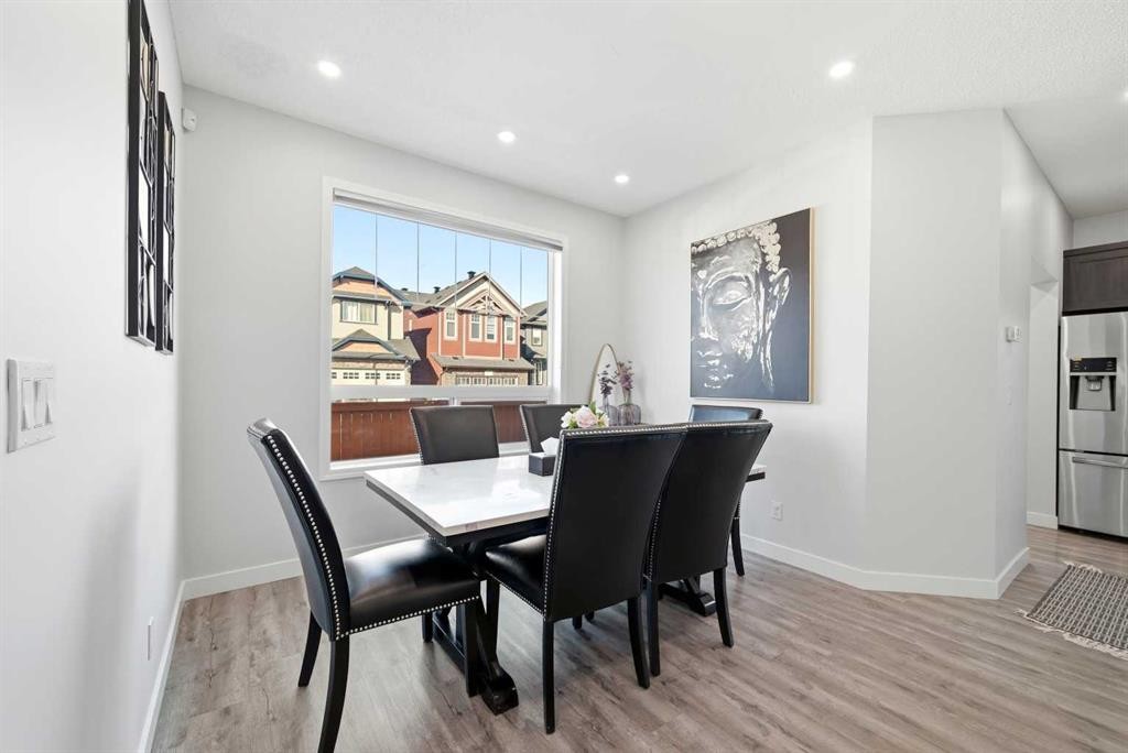 14 Skyview Point Road Ne, Calgary, AB - Indoor Photo Showing Dining Room