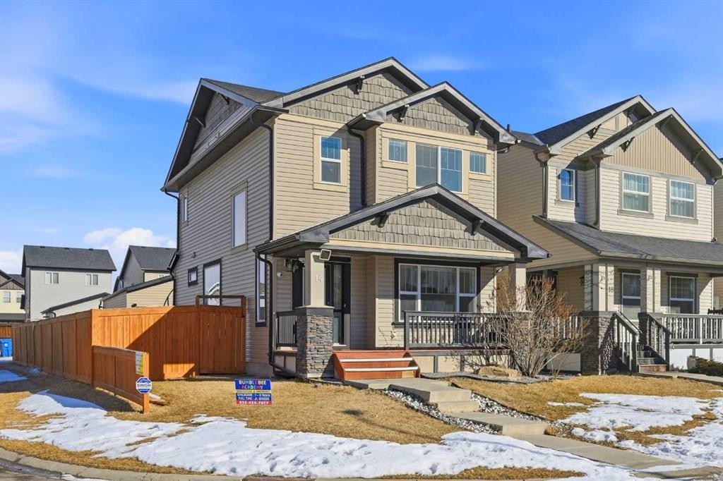 14 Skyview Point Road Ne, Calgary, AB - Outdoor With Deck Patio Veranda With Facade