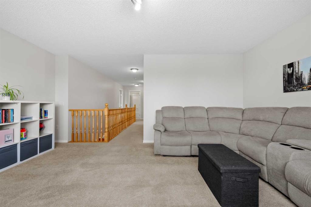 8 Chapalina Crescent Se, Calgary, AB - Indoor Photo Showing Living Room