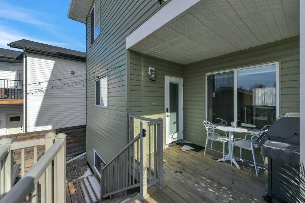 57 Hampton Crescent, Sylvan Lake, AB - Outdoor With Deck Patio Veranda With Exterior