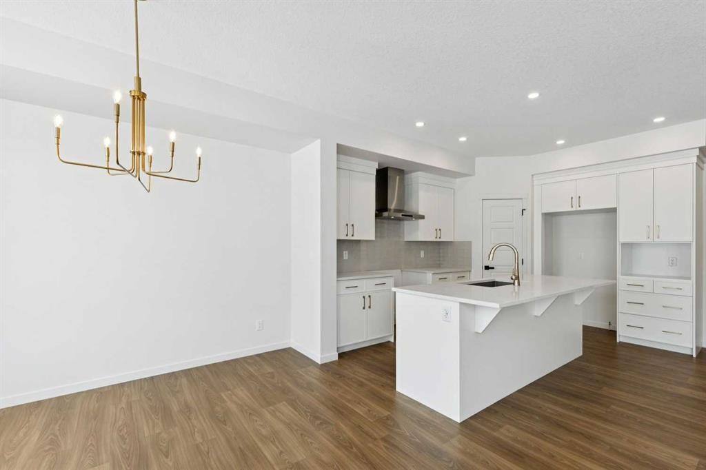 175 Herron Landing Ne, Calgary, AB - Indoor Photo Showing Kitchen With Upgraded Kitchen