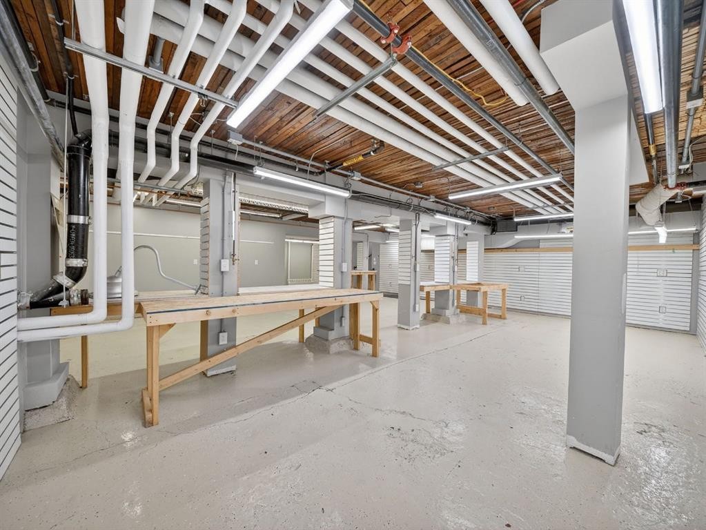 1015 11 Street Se, Calgary, AB - Indoor Photo Showing Basement