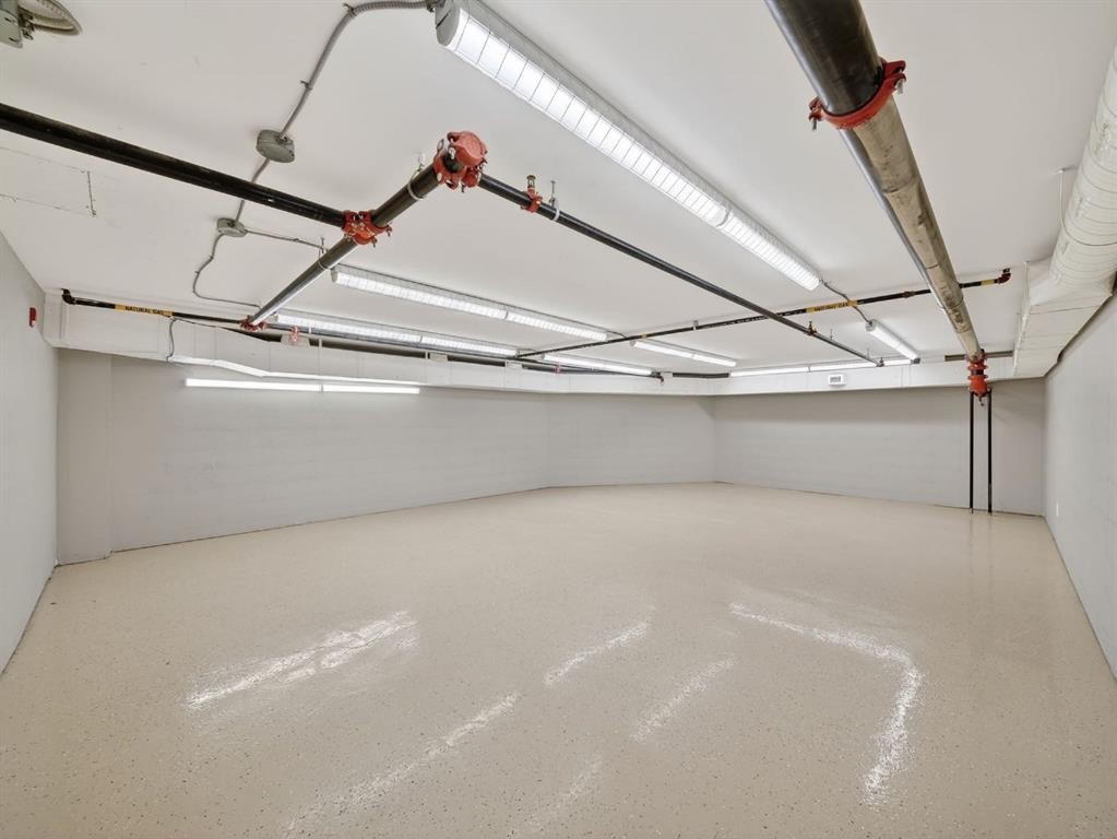 1015 11 Street Se, Calgary, AB - Indoor Photo Showing Garage