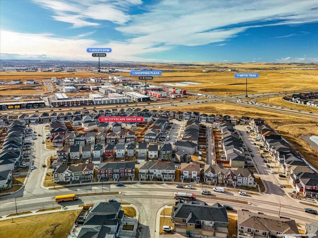 30 Cityscape Grove Ne, Calgary, AB - Outdoor With View