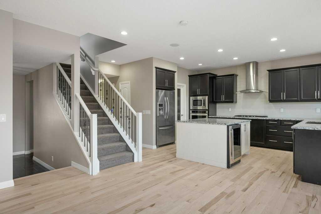 54 Auburn Crest Way Se, Calgary, AB - Indoor Photo Showing Kitchen With Upgraded Kitchen