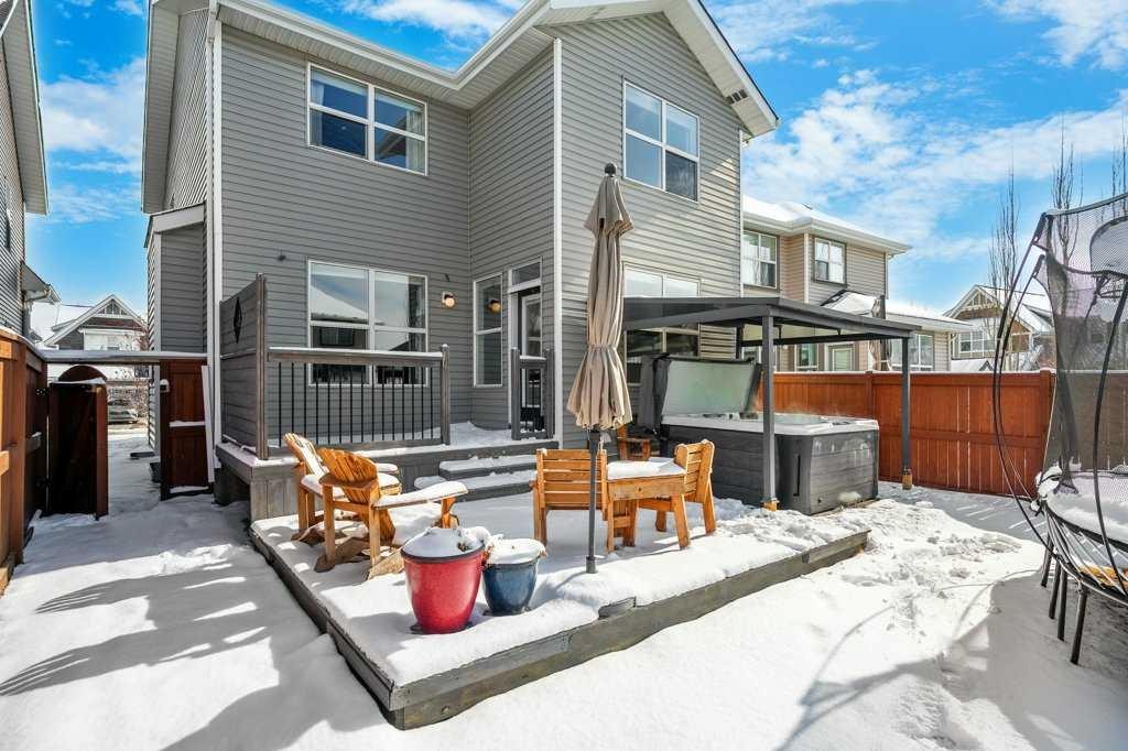 54 Auburn Crest Way Se, Calgary, AB - Outdoor With Deck Patio Veranda