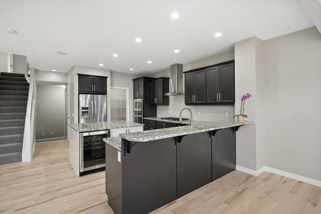 54 Auburn Crest Way Se, Calgary, AB - Indoor Photo Showing Kitchen With Upgraded Kitchen