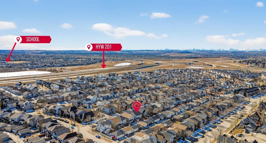 28 Elgin View Se, Calgary, AB - Outdoor With View