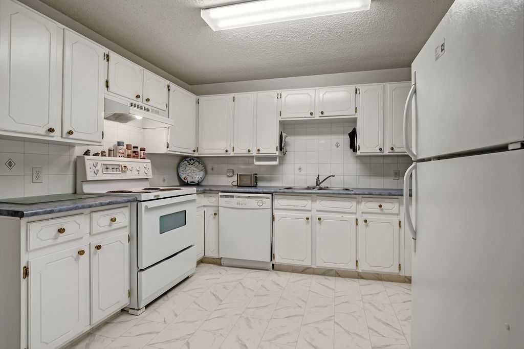 111 Deerfield Drive Se, Calgary, AB - Indoor Photo Showing Kitchen With Double Sink