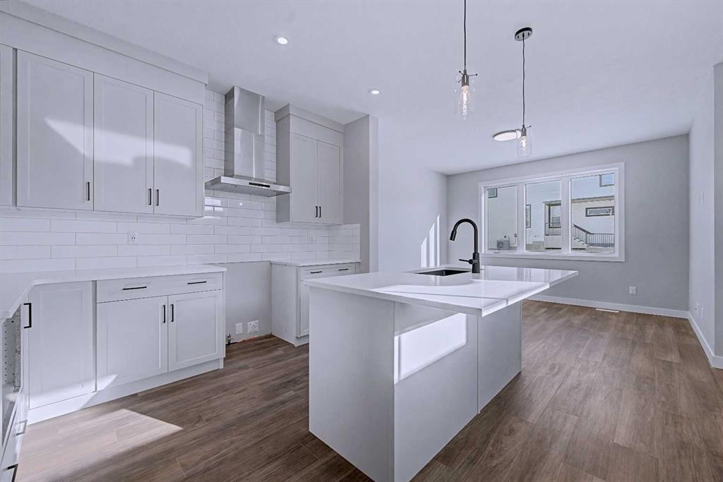 41 Ambleton Boulevard Nw, Calgary, AB - Indoor Photo Showing Kitchen