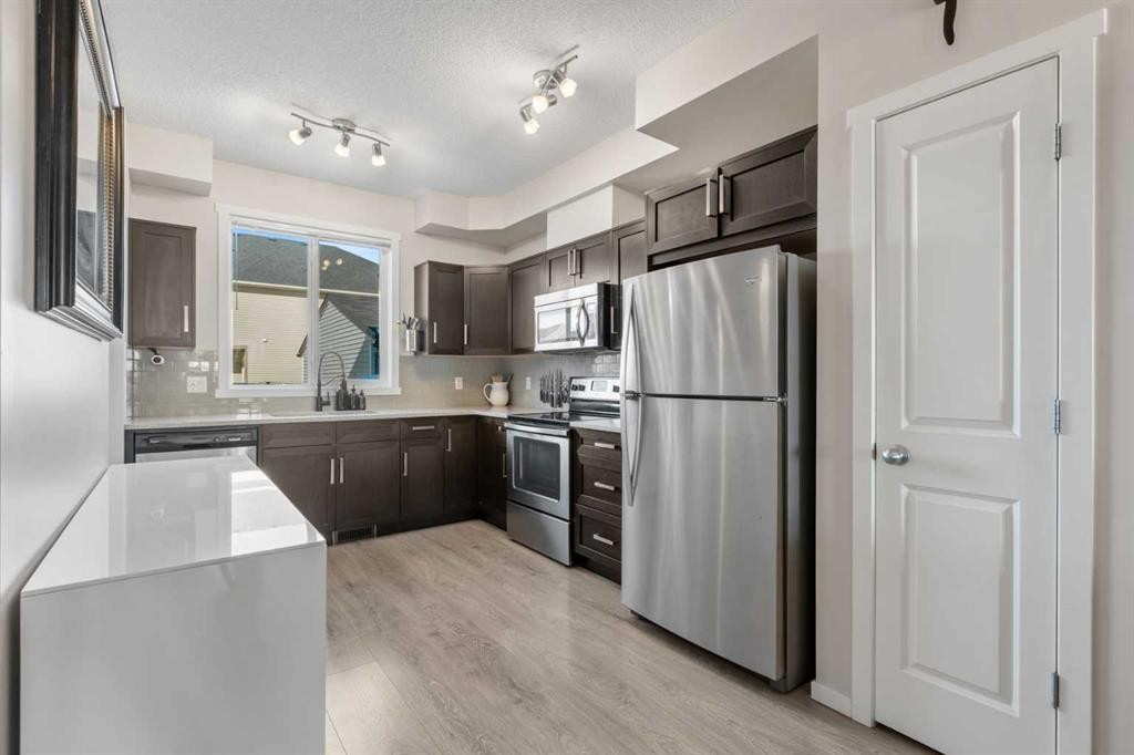 56 Legacy Main Street Se, Calgary, AB - Indoor Photo Showing Kitchen