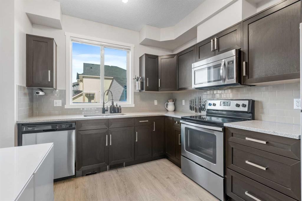 56 Legacy Main Street Se, Calgary, AB - Indoor Photo Showing Kitchen