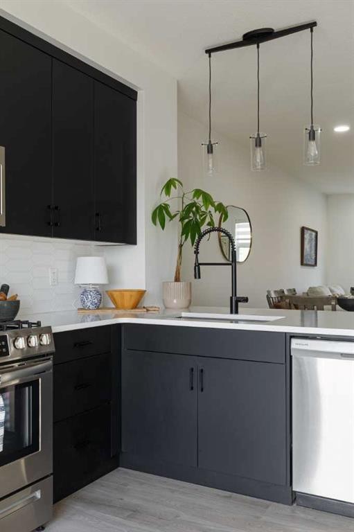 74 Spring Willow Close Sw, Calgary, AB - Indoor Photo Showing Kitchen With Upgraded Kitchen