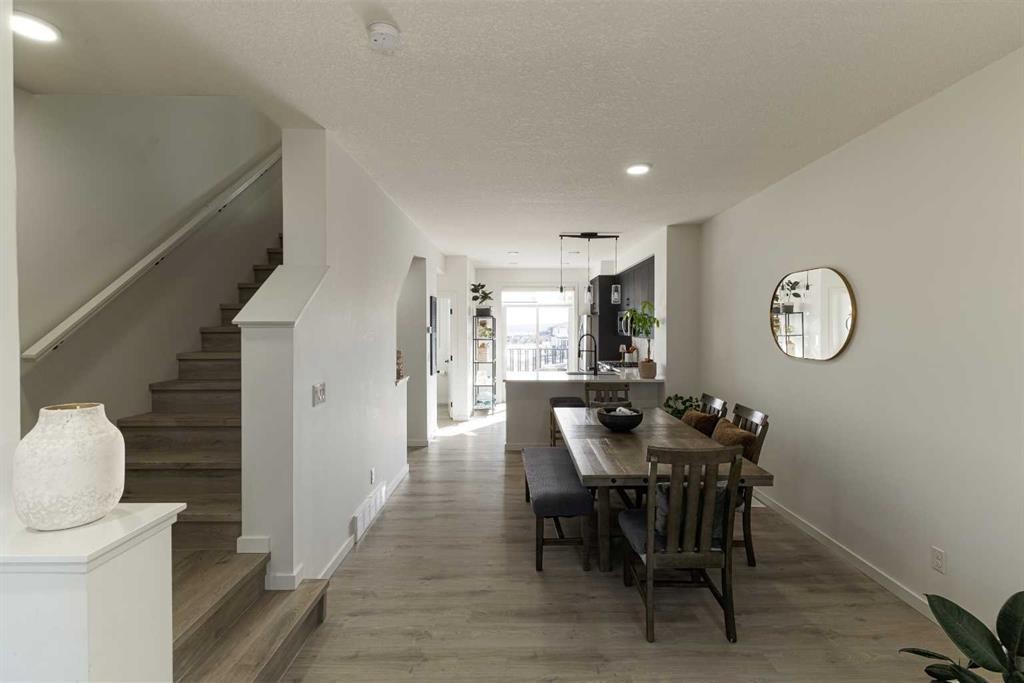 74 Spring Willow Close Sw, Calgary, AB - Indoor Photo Showing Dining Room
