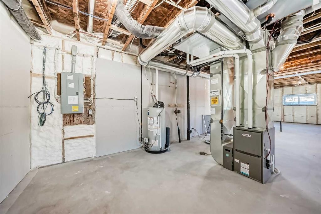 2017 30 Avenue, Nanton, AB - Indoor Photo Showing Basement