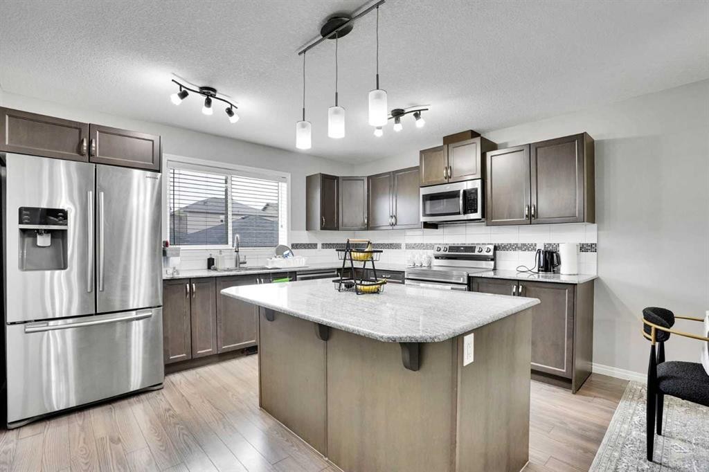44 Skyview Ranch Lane Ne, Calgary, AB - Indoor Photo Showing Kitchen With Stainless Steel Kitchen With Upgraded Kitchen