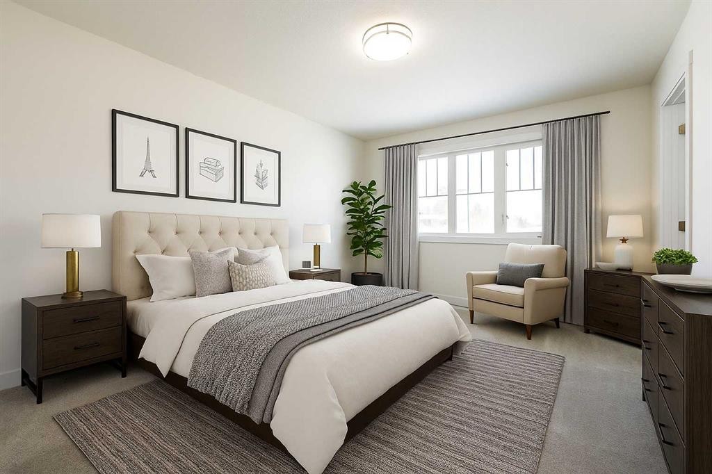 713 Clearview Green, Chestermere, AB - Indoor Photo Showing Bedroom