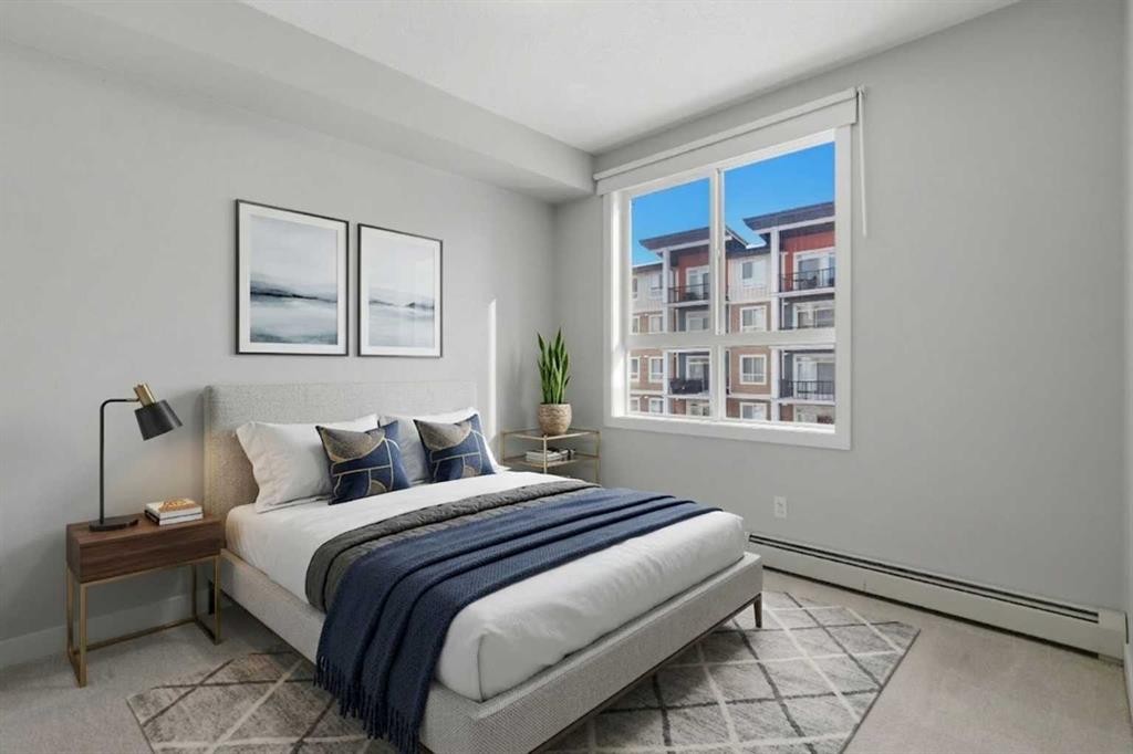 213-20 Walgrove Walk Se, Calgary, AB - Indoor Photo Showing Bedroom