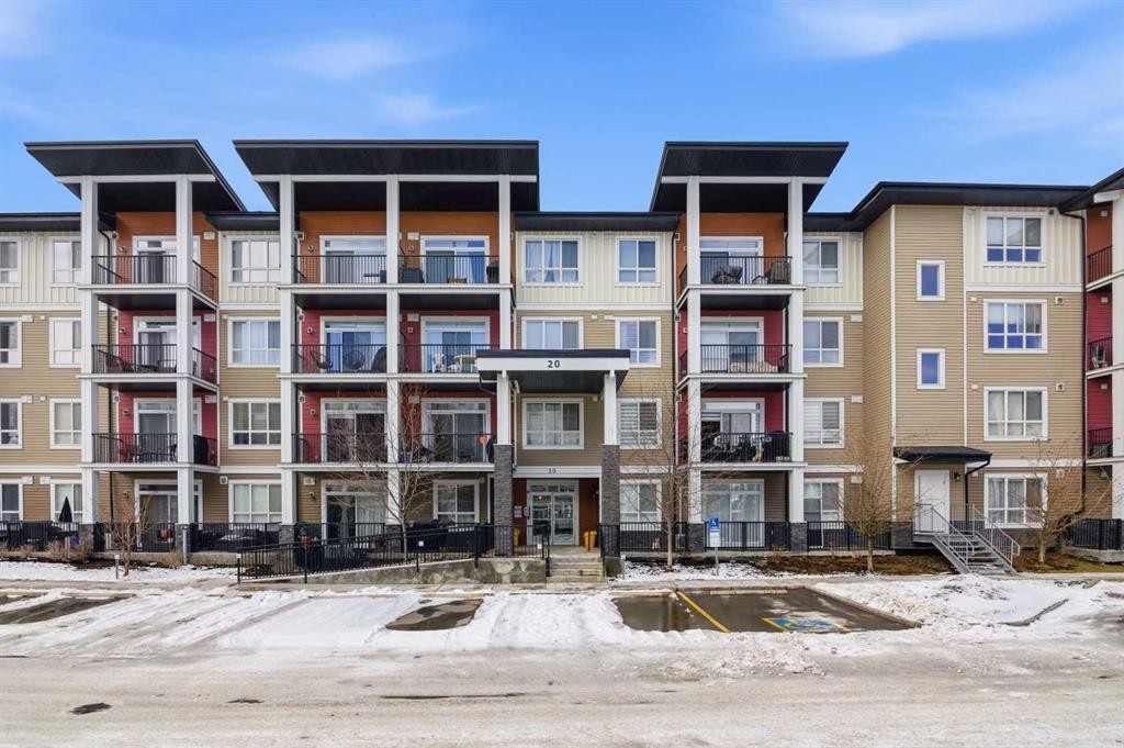 213-20 Walgrove Walk Se, Calgary, AB - Outdoor With Balcony With Facade