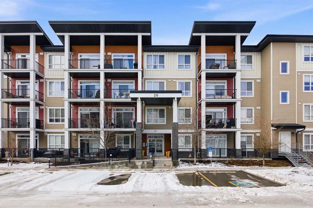 213-20 Walgrove Walk Se, Calgary, AB - Outdoor With Balcony With Facade