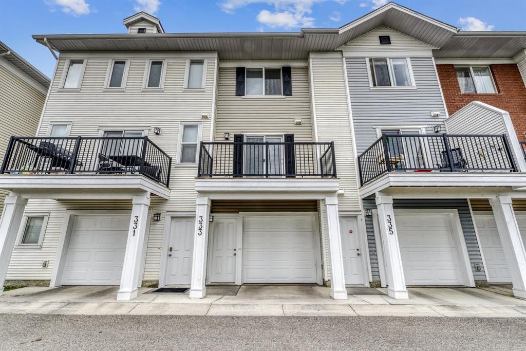 333 Silverado Common Sw, Calgary, AB - Outdoor With Balcony With Deck Patio Veranda With Facade