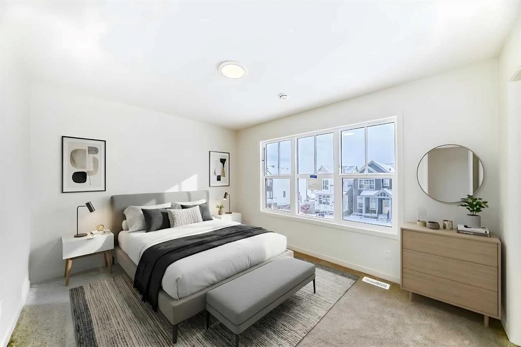 23 Bartlett Crescent Se, Calgary, AB - Indoor Photo Showing Bedroom