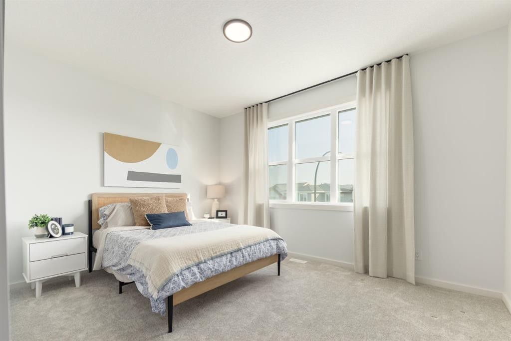 80 Creekside Path Sw, Calgary, AB - Indoor Photo Showing Bedroom
