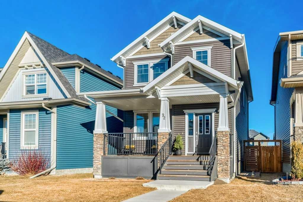 92 Fireside Crescent, Cochrane, AB - Outdoor With Facade