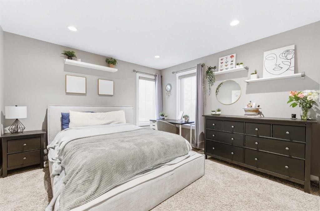 187 Cranarch Circle Se, Calgary, AB - Indoor Photo Showing Bedroom