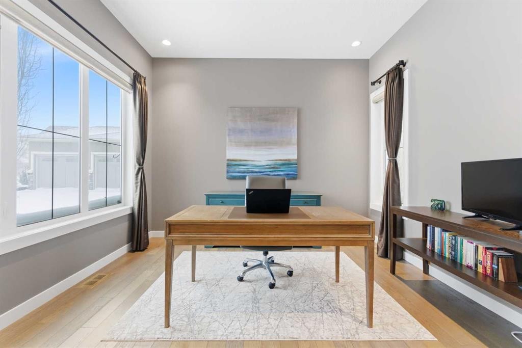 187 Cranarch Circle Se, Calgary, AB - Indoor Photo Showing Office
