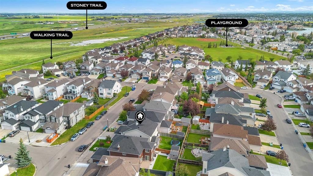 51 Coral Reef Close Ne, Calgary, AB - Outdoor With View