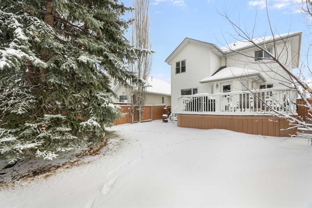 80 Chaparral Road Se, Calgary, AB - Outdoor With Deck Patio Veranda