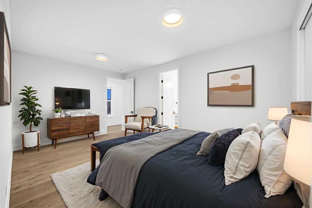 126 Sunstone Way, Balzac, AB - Indoor Photo Showing Bedroom