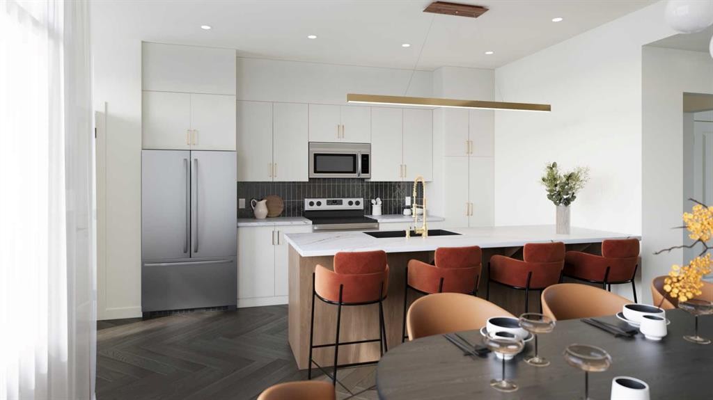 255 Sora Boulevard Se, Calgary, AB - Indoor Photo Showing Kitchen