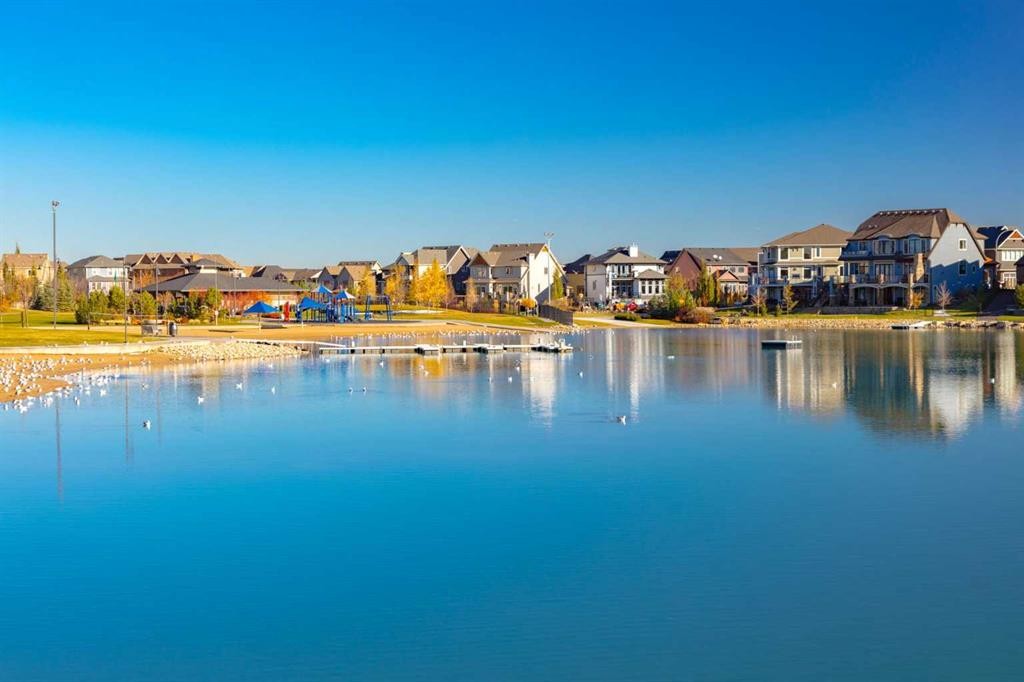121-402 Marquis Lane Se, Calgary, AB - Outdoor With Body Of Water With View