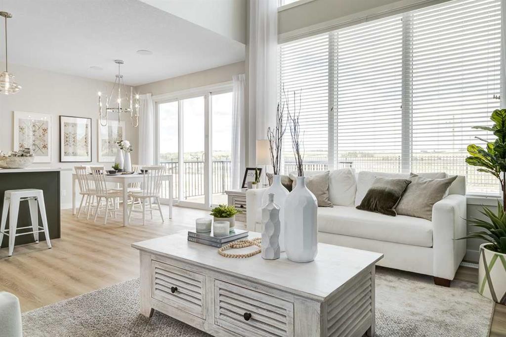 39 Versant Rise Sw, Calgary, AB - Indoor Photo Showing Living Room