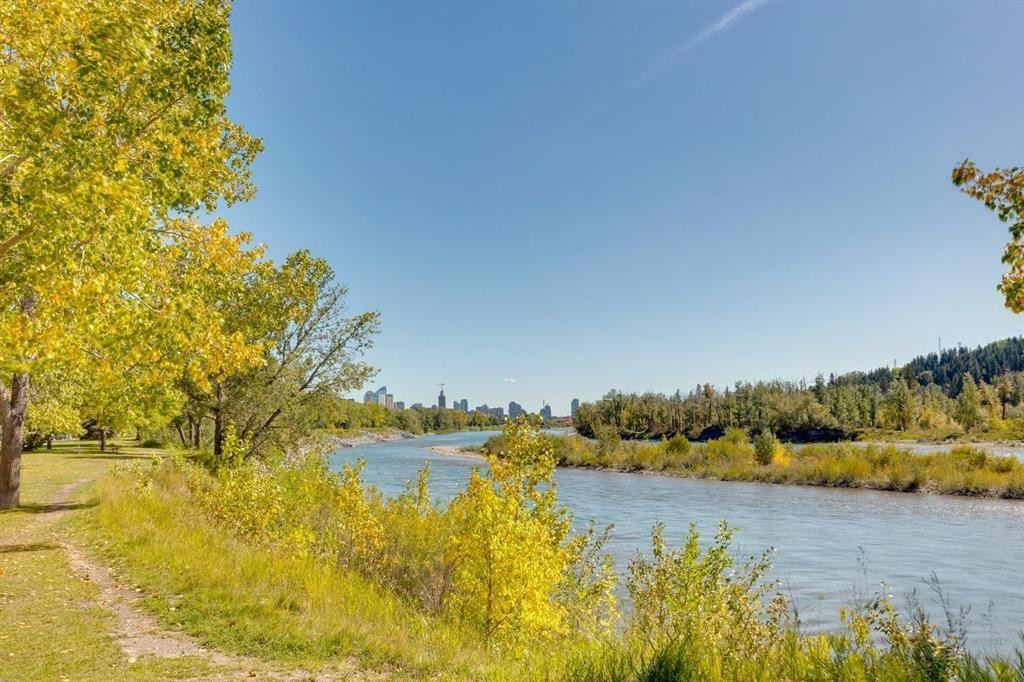 525 32 Street Nw, Calgary, AB - Outdoor With Body Of Water With View
