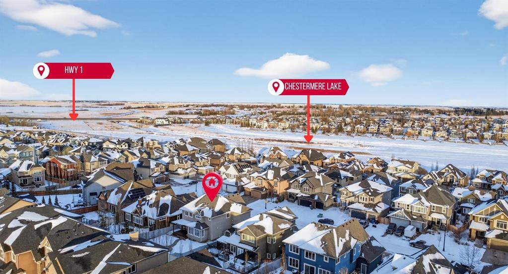 264 Stonemere Close, Chestermere, AB - Outdoor With View