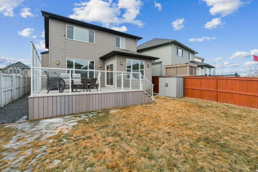 1173 Brightoncrest Common Se, Calgary, AB - Outdoor With Deck Patio Veranda With Exterior